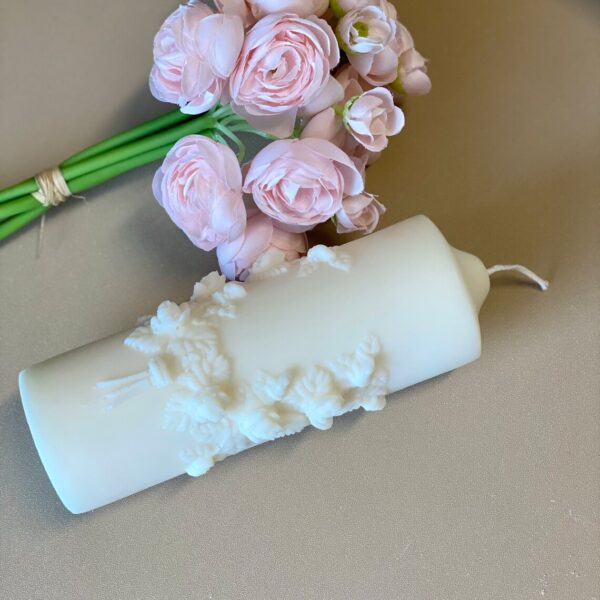 Rose Bouquet Pillar Scented Candles