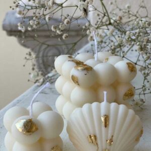 3 Pack Bubbles Seashells Candles