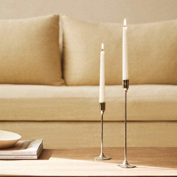 2Pack 16.5cm Cylindrical Candle