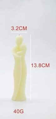 Couple Hugs Love Candles