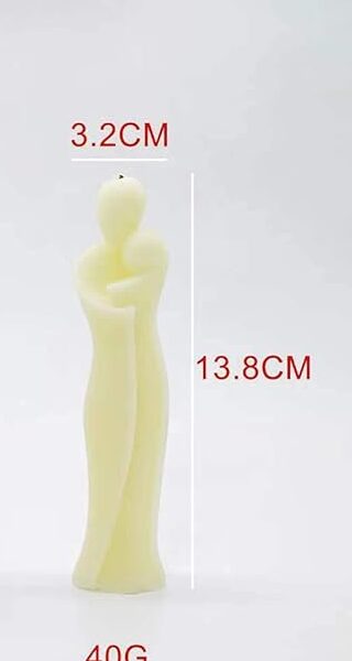 Couple Hugs Love Candles