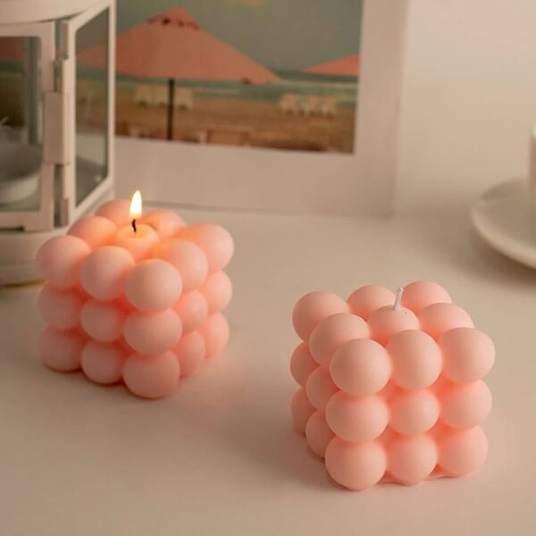 1PC Large Bubble Cube Candle