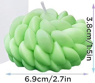 3D Round Flower Candle