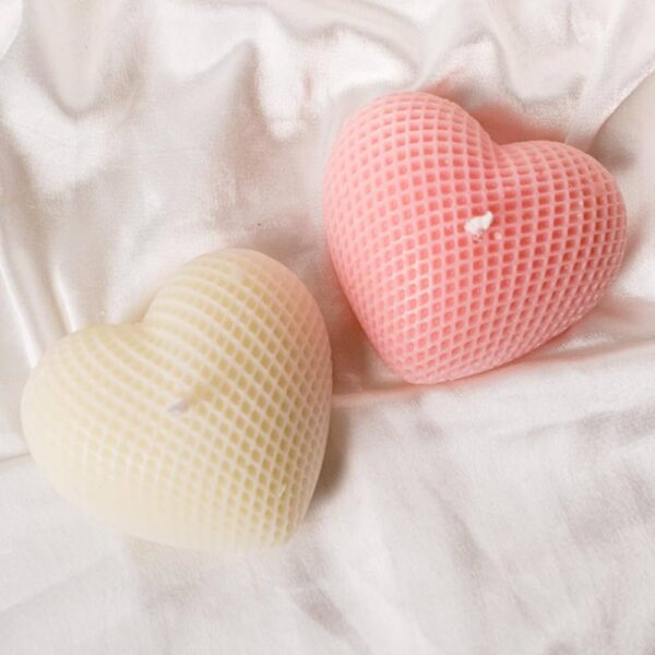 2Pcs Small Heart Candles