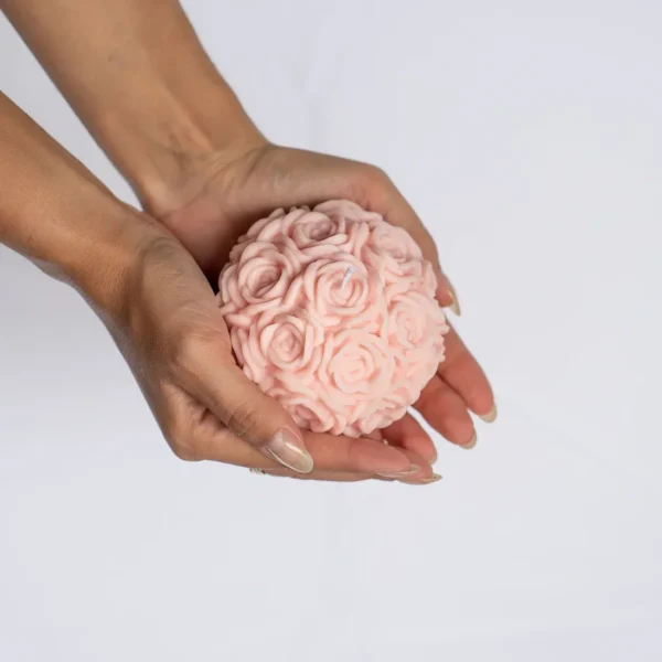 Big Rose Flower Candle