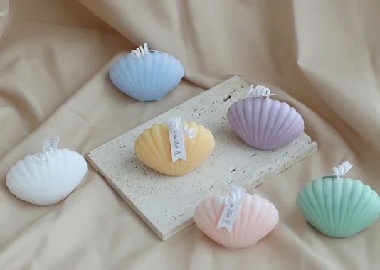 2PCs Seashells Mini Candles