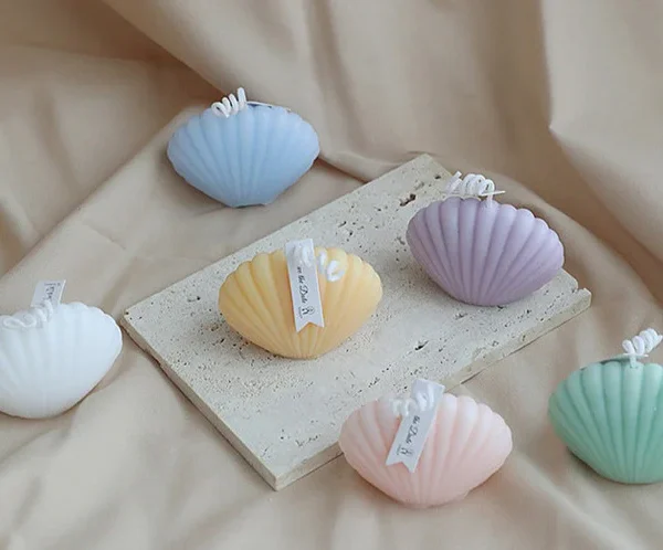 2PCs Seashells Mini Candles