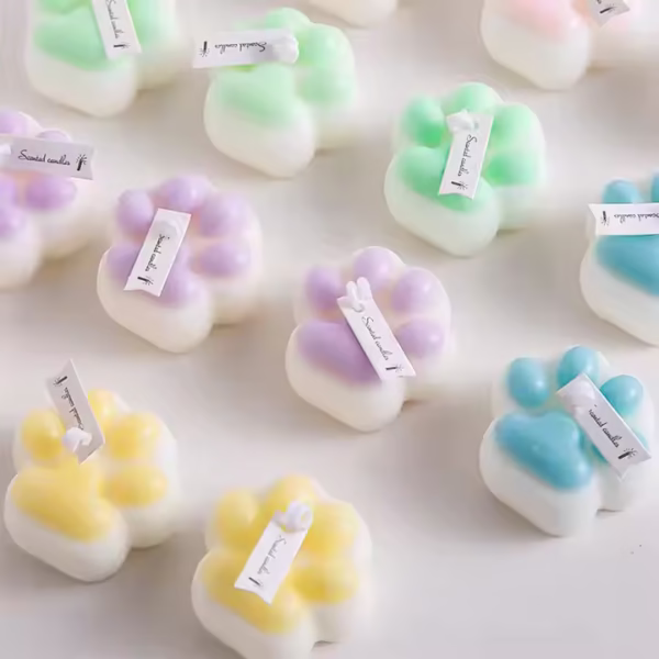 Dog Cat Paw Scented Candles Homemade home Decoration Fragrances Candles | Witty Stone - Image 4