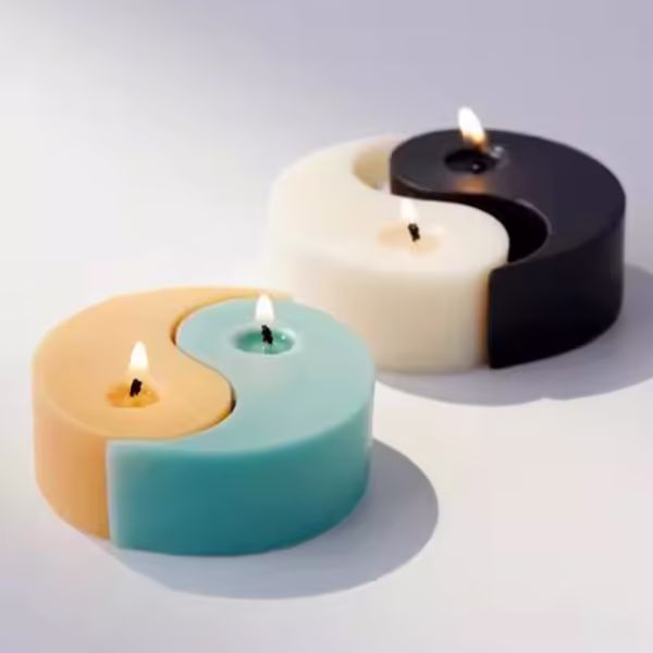 Tai Chi Yin Yang Candle