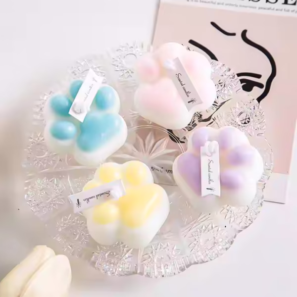 Dog Cat Paw Scented Candles Homemade home Decoration Fragrances Candles | Witty Stone