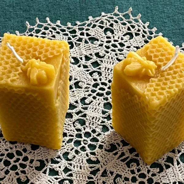 Honeycomb Long Cube Candles