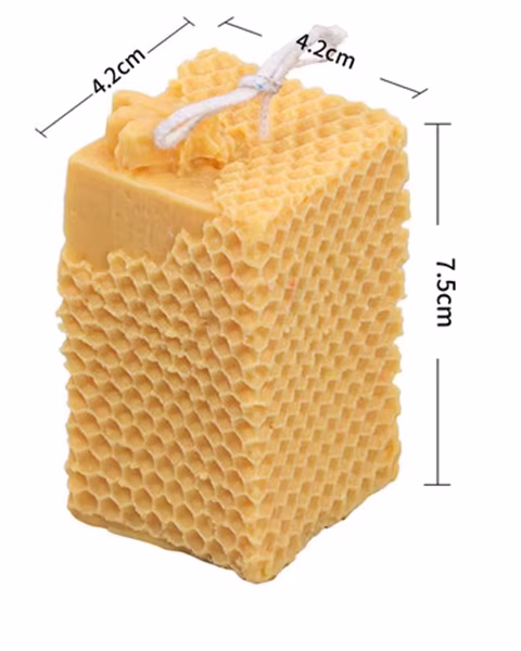 Honeycomb Long Cube Candles