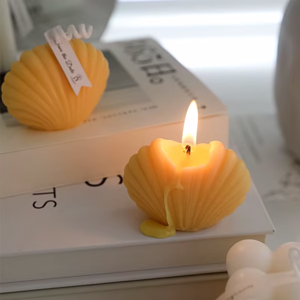 2PCs Seashells Mini Candles