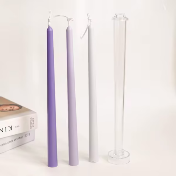 3Pack 25.5cm Long Dinner Candle