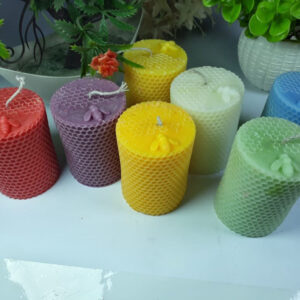 Honeycomb Pillar Scented Candle