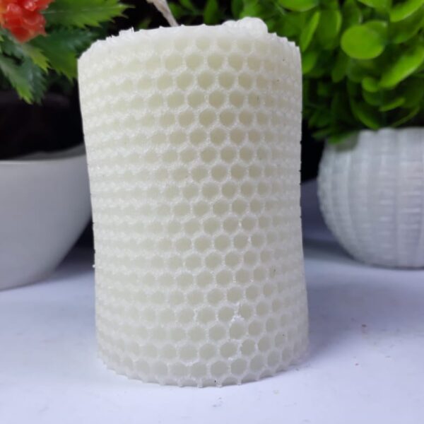 Honeycomb Pillar Scented Candle