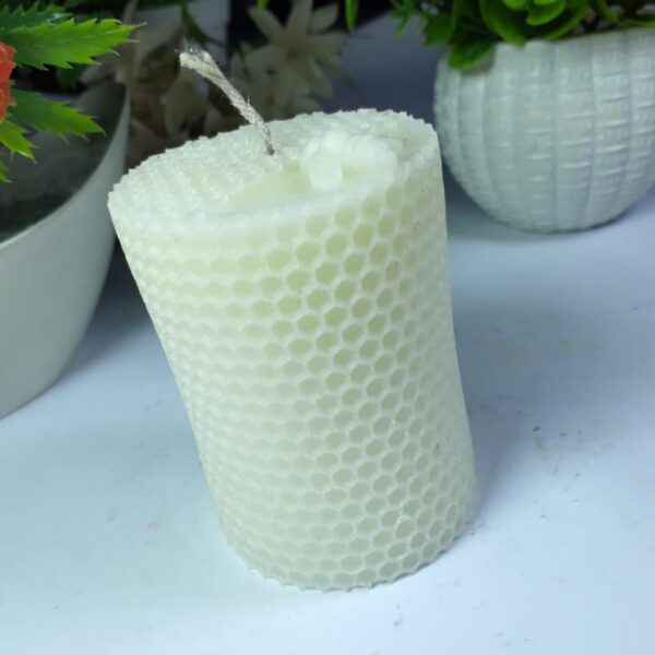 Honeycomb Pillar Scented Candle
