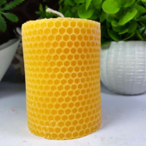 Honeycomb Pillar Scented Candle