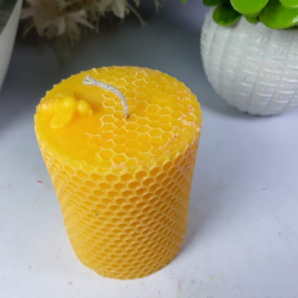 Honeycomb Pillar Scented Candle