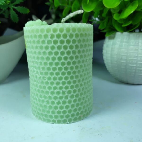Honeycomb Pillar Scented Candle