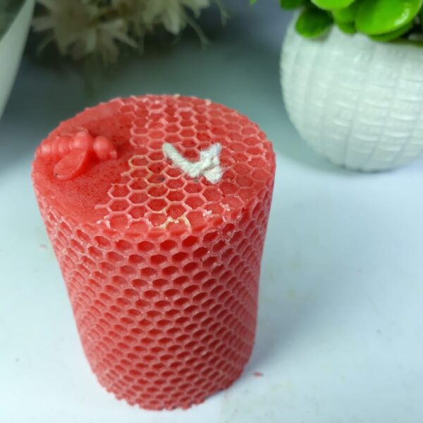 Honeycomb Pillar Scented Candle