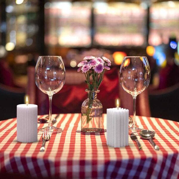 1PC Pillar Round Square Candle