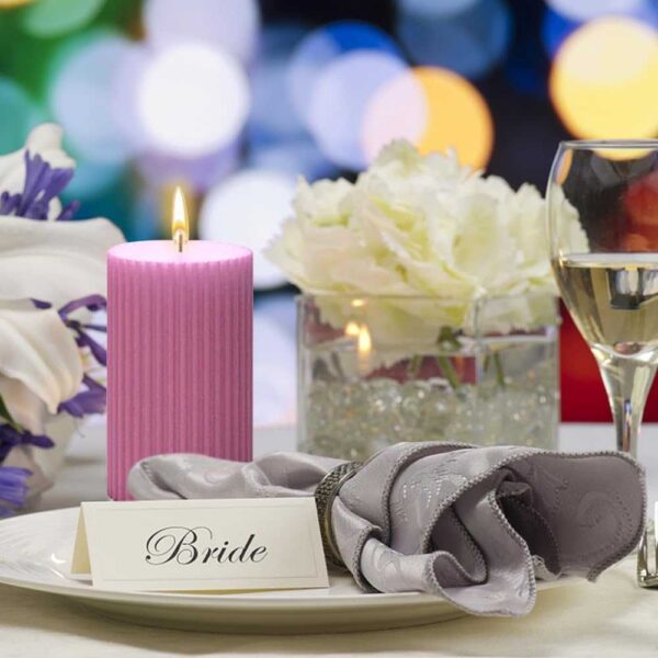 1PC Pillar Round Square Candle