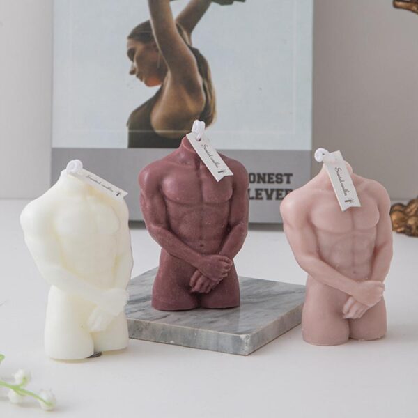 Men Human Body Candles