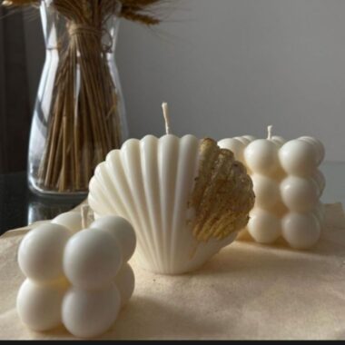 3 Pack Bubbles Seashells Candles