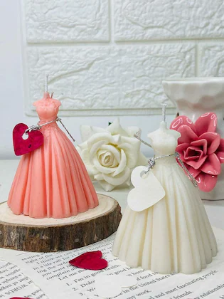 Bridal Dress Candles