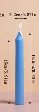 2Pack 16.5cm Cylindrical Candle