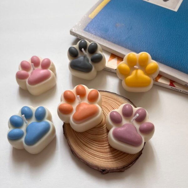 Dog Cat Paw Scented Candles