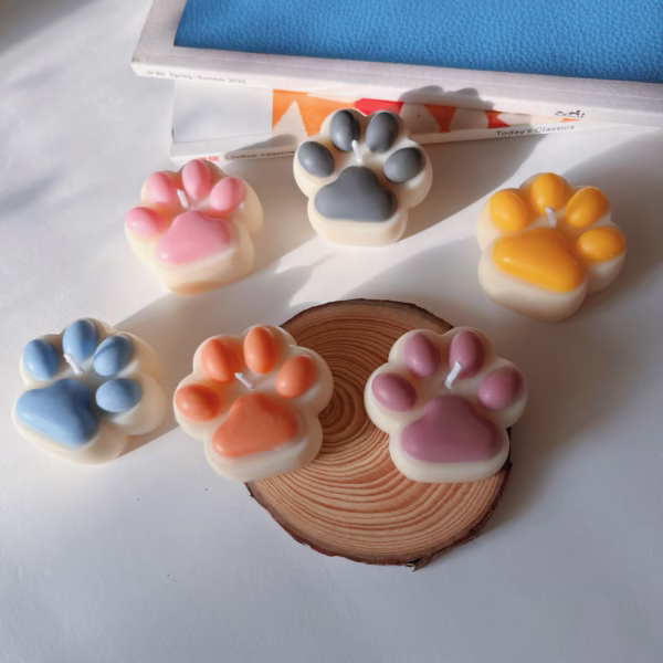 Dog Cat Paw Scented Candles