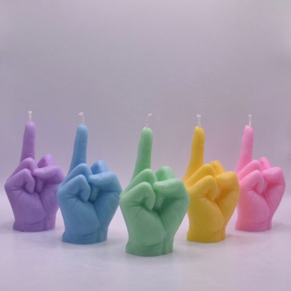 Men's Hand Candles Five Fingers Candles Long Candles Funny Funky Attractive Candles Scented Homemade Fragrance Ideas Decorating Candle | Witty Stone