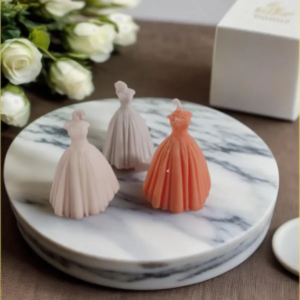 Bridal Dress Candles