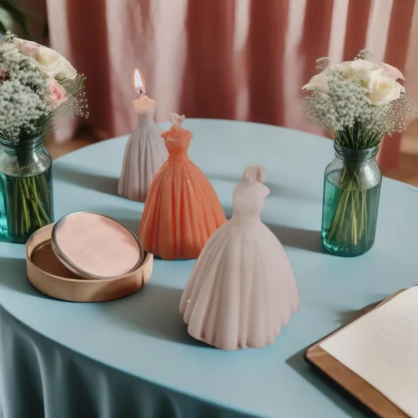 Bridal Dress Candles