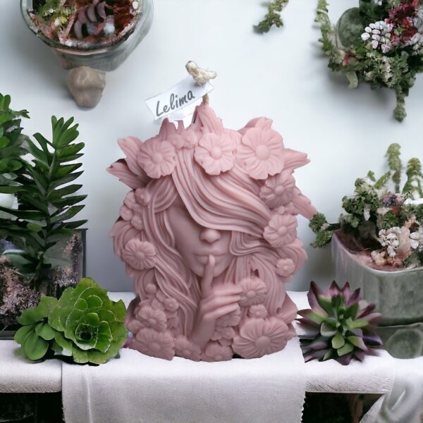 Flower European Women Candle