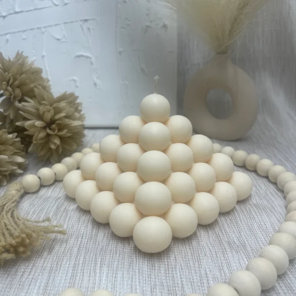 Mountain Pyramid Bubble Candles