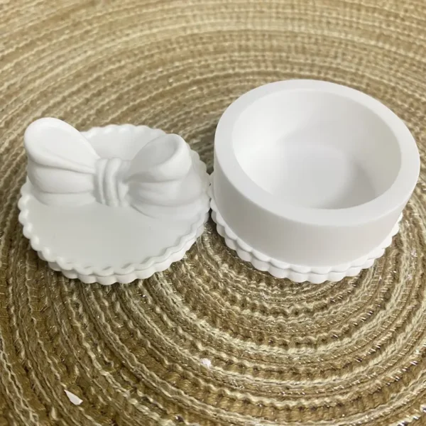2Pcs Mini Bowknot Jar