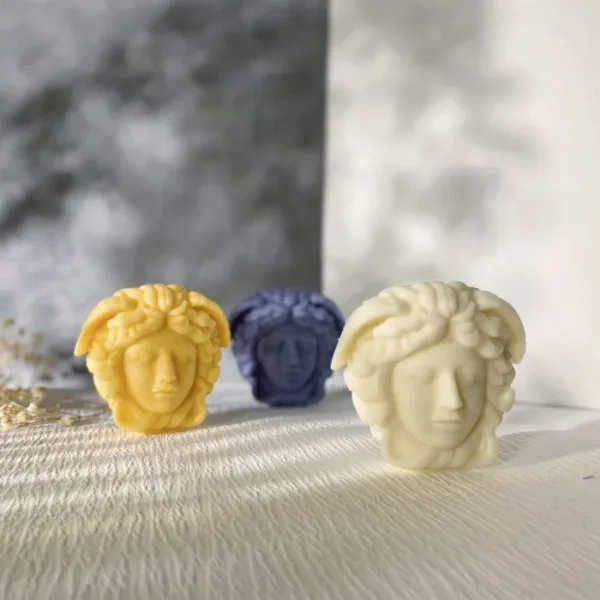 Small Versace Medusa Candle