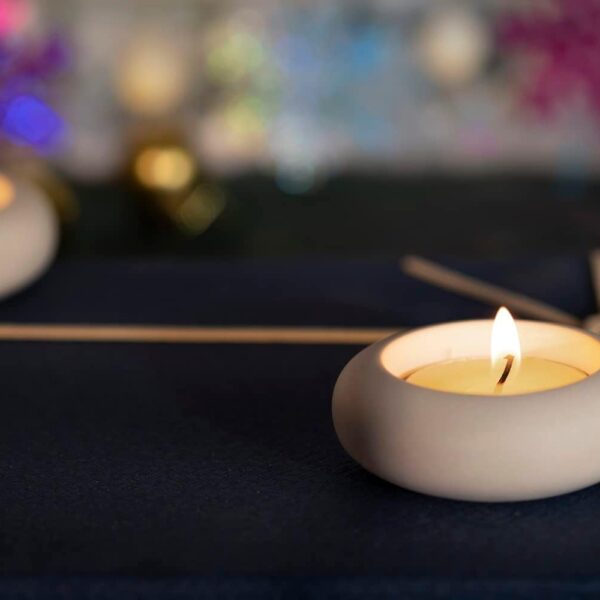 Pebble Tealight Candle Holder