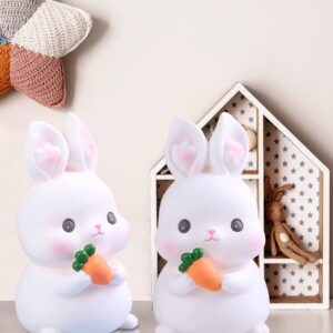 2Pcs Cut Rabbit Candle