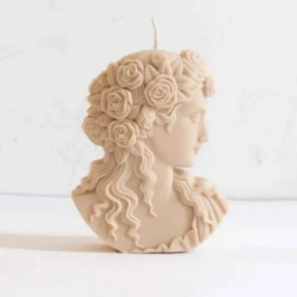 Giant Lady Face European Candles