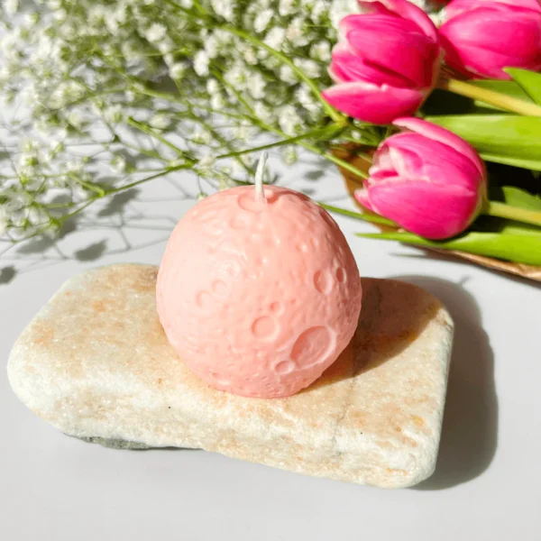 Full Moon Shaped Candle