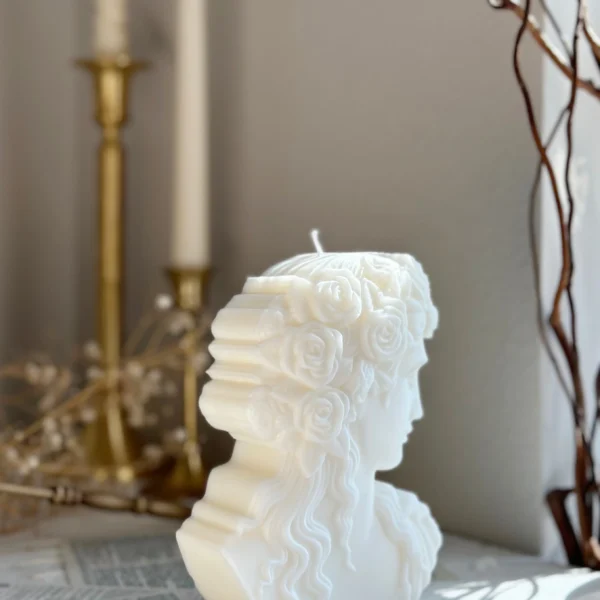 Giant Lady Face European Candles