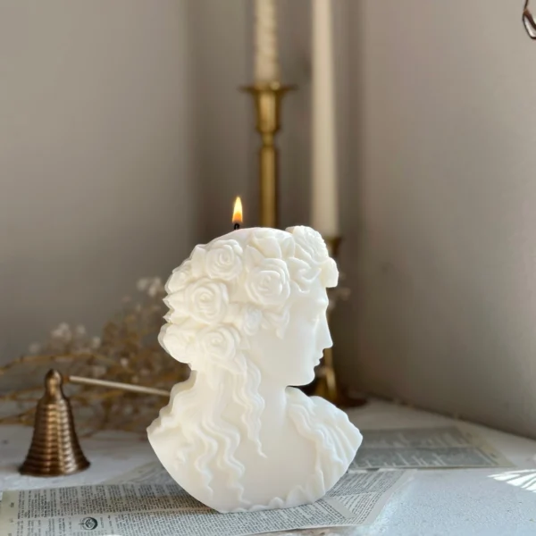 Giant Lady Face European Candles