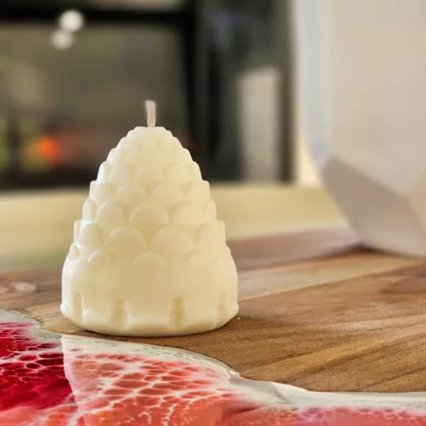 3D Pine Cone Candle