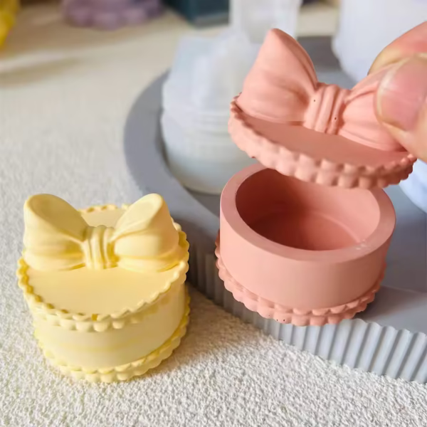 2Pcs Mini Bowknot Jar