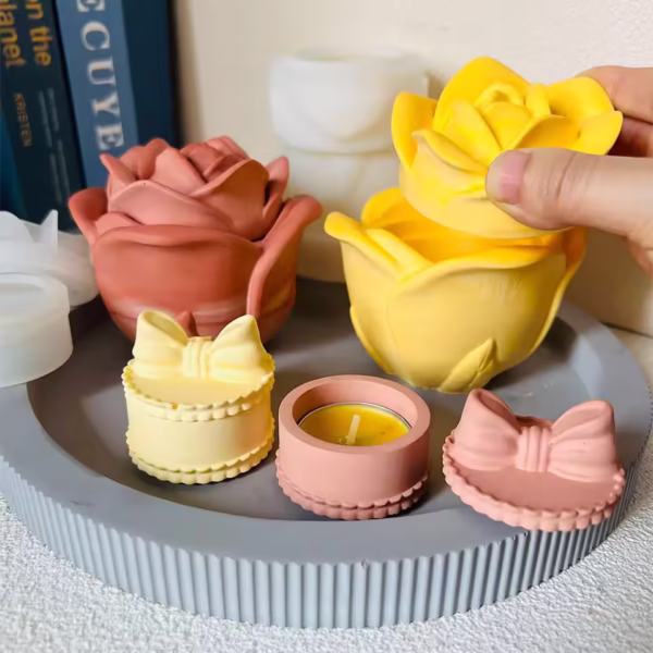 2Pcs Mini Bowknot Jar