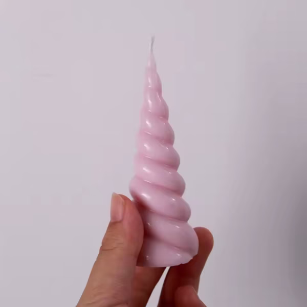 Spiral Pattern Twists Candle